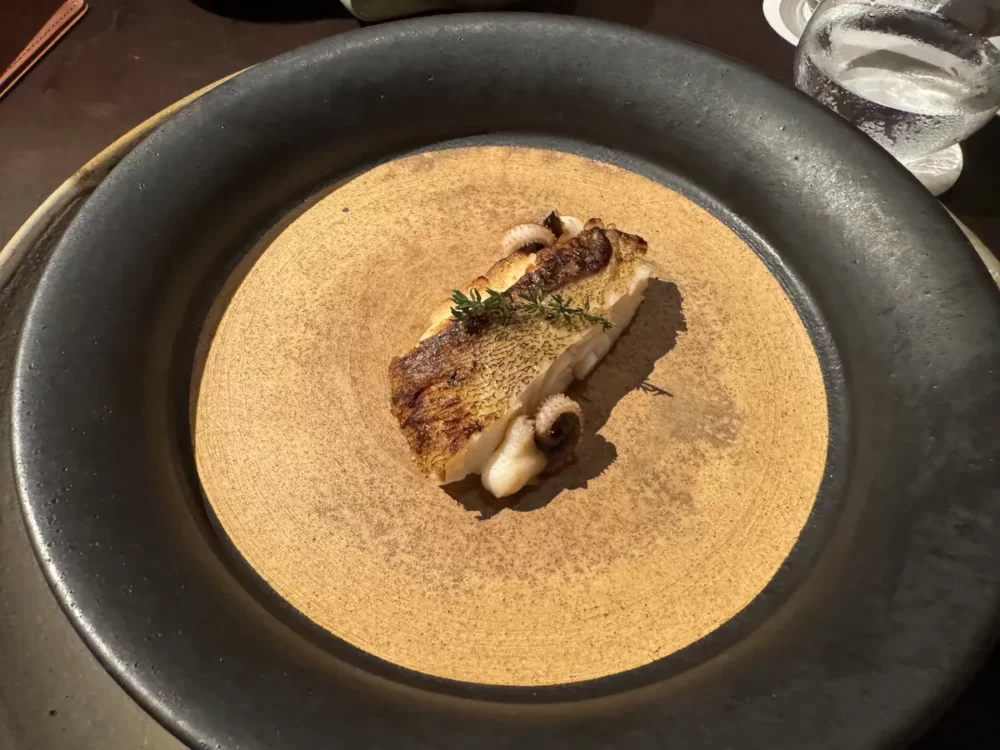 シマヒデキと石垣牛のメイン