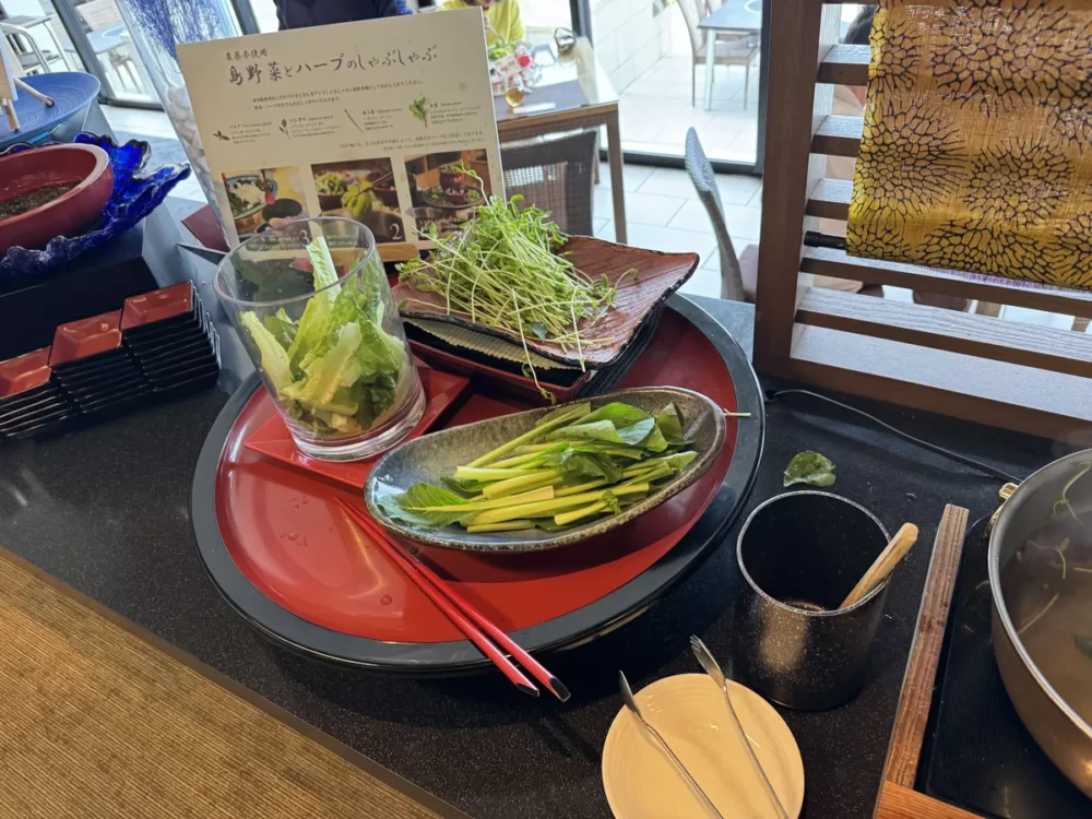 薬味とハーブのコーナー