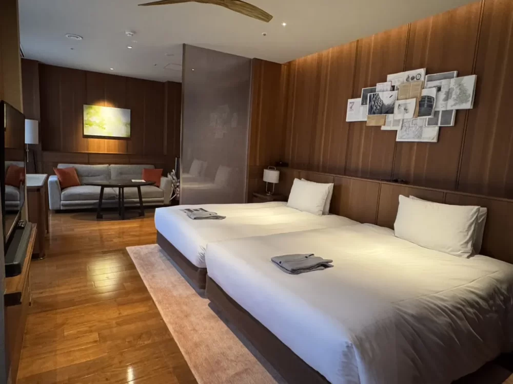 ザ・ベーシックス福岡 Episode6ツインの客室全景