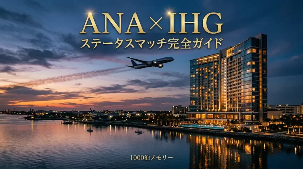 ANA × IHG ステータスマッチ完全ガイドのアイキャッチ