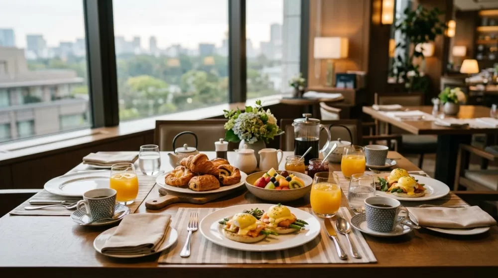 IHGダイヤモンドエリート特典の朝食イメージ